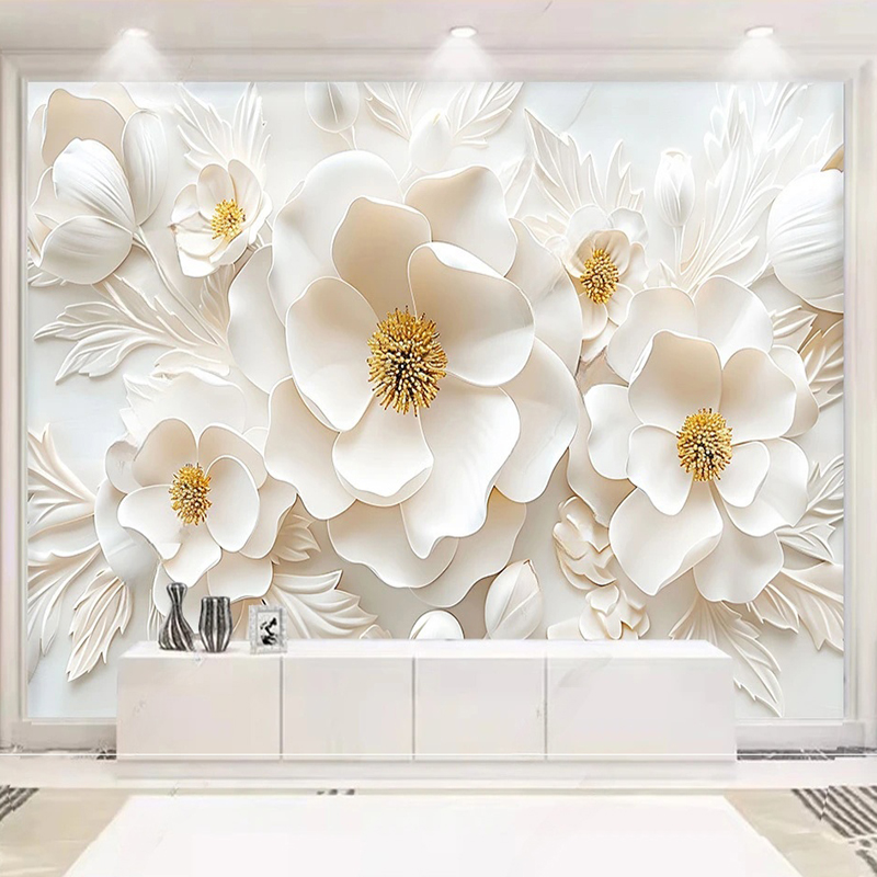 Home Textiles Photos - 사진 벽지 조명 럭셔리 하이엔드 3D