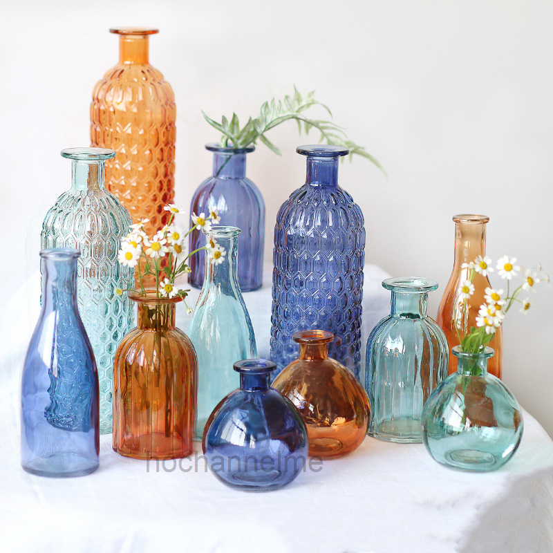 Xt Home Textiles - 가정용 유리 꽃병, 거실 장식, 작은
