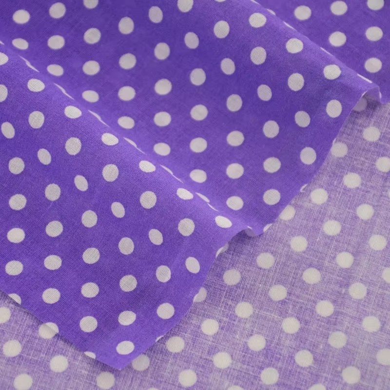 50X150CM 화이트 오렌지 폴카 도트 인쇄 코튼 원 - Home Textiles And Decor 리뷰 및 가격