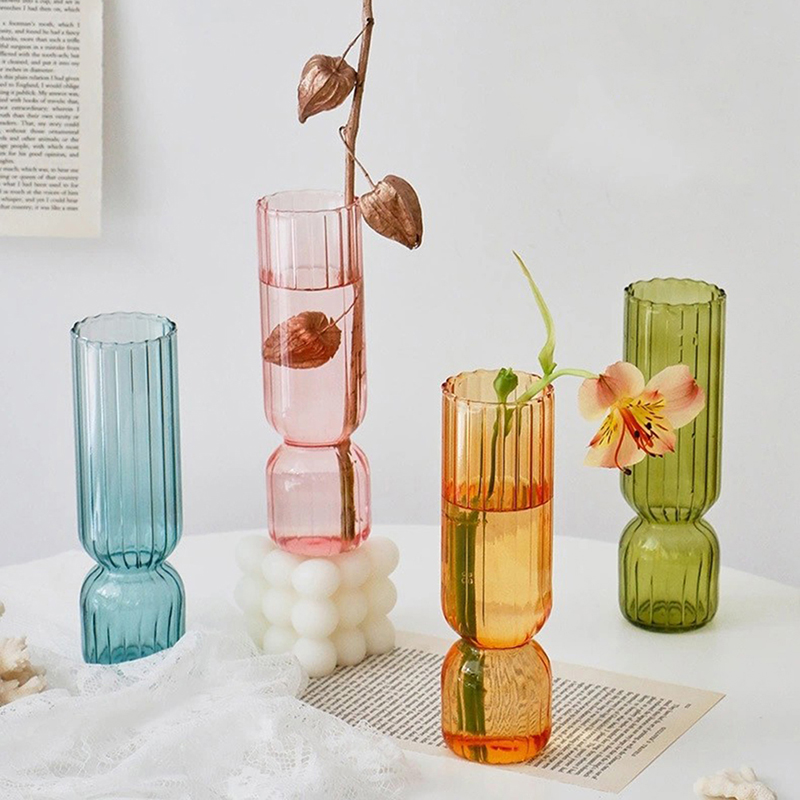 북유럽 유리 꽃병, 작은 유리 꽃병, 꽃꽂이 홈 장식  - Xt Home Textiles 리뷰 및 가격