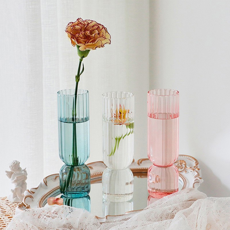 북유럽 유리 꽃병, 작은 유리 꽃병, 꽃꽂이 홈 장식  - Xt Home Textiles 리뷰 및 가격