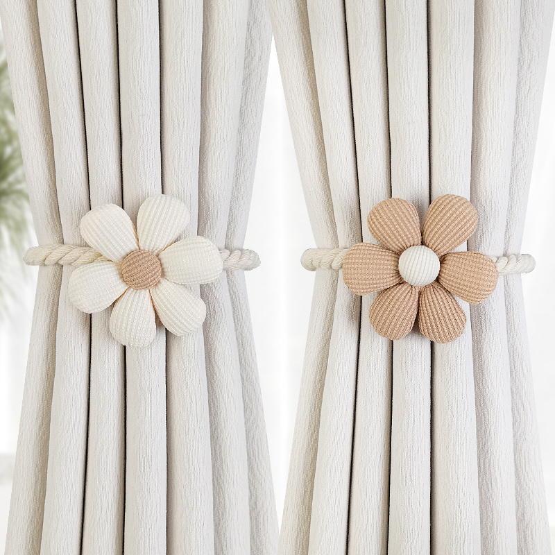 1pcs 꽃무늬 자석 꽃 커튼 버클 창문 로프 번들 도 - Xt Home Textiles 리뷰 및 가격