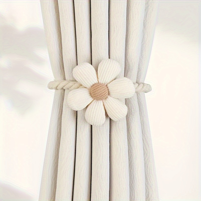 1pcs 꽃무늬 자석 꽃 커튼 버클 창문 로프 번들 도 - Xt Home Textiles 리뷰 및 가격