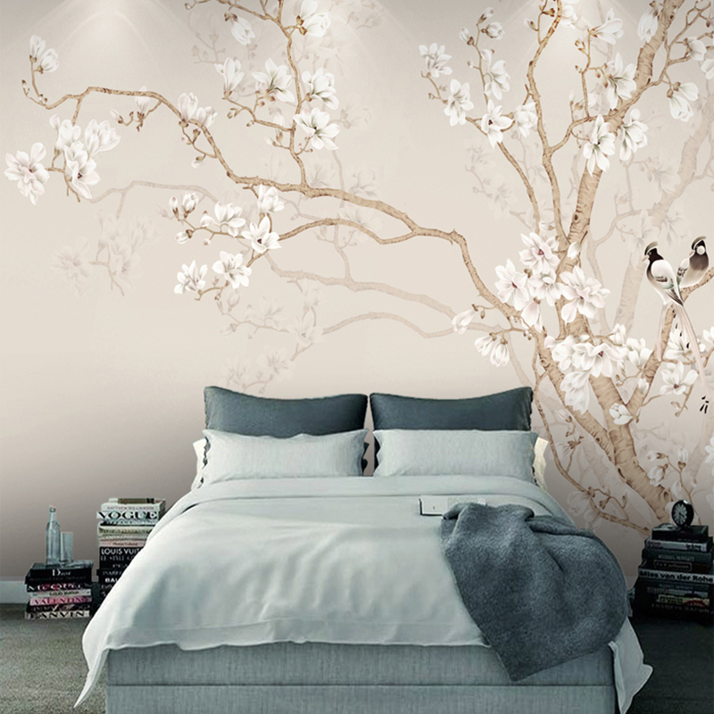 사용자 정의 벽화 벽지 현대 중국 스타일 손으로 그린  - Home Textiles Photos 리뷰 및 가격