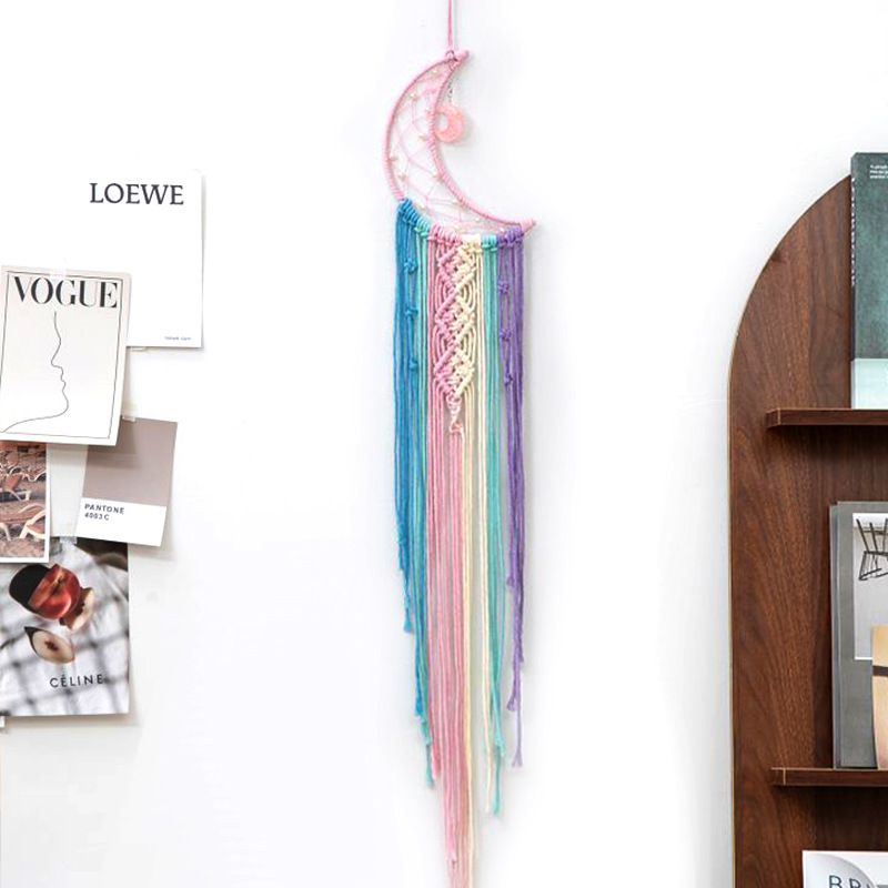 북유럽 스타일 드림캐쳐 비즈 목걸이 펜던트 - 집 장식 - Home Textiles And Decor 리뷰 및 가격
